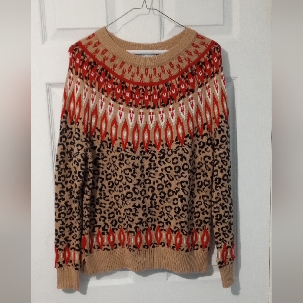 Charter Club Multicolor Crew Neck Sweater